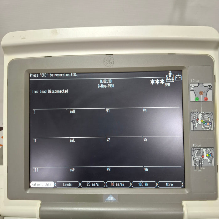 GE Healthcare MAC 5000 ECG with CAM Module