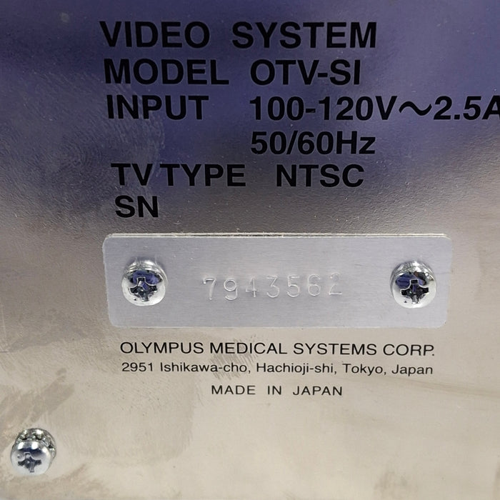 Olympus OTV-SI Video Endoscopy Camera