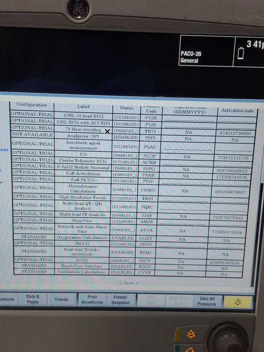 GE Healthcare GE Healthcare Carescape B650 Post Anesthesia Care Patient Monitor Patient Monitors reLink Online