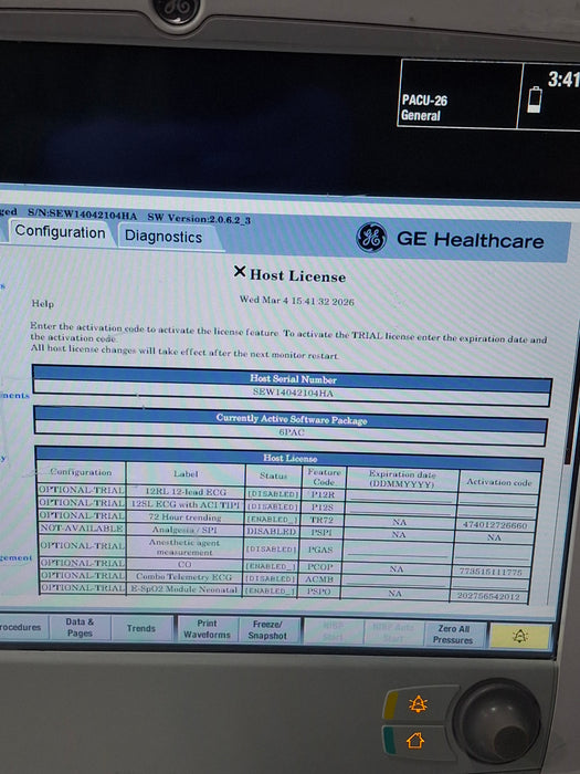 GE Healthcare GE Healthcare Carescape B650 Post Anesthesia Care Patient Monitor Patient Monitors reLink Online