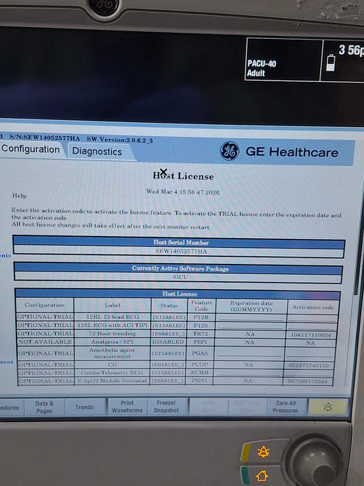GE Healthcare GE Healthcare Carescape B650 Critical Care Patient Monitor Patient Monitors reLink Online