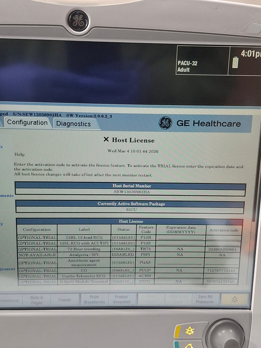 GE Healthcare GE Healthcare Carescape B650 Critical Care Patient Monitor Patient Monitors reLink Online