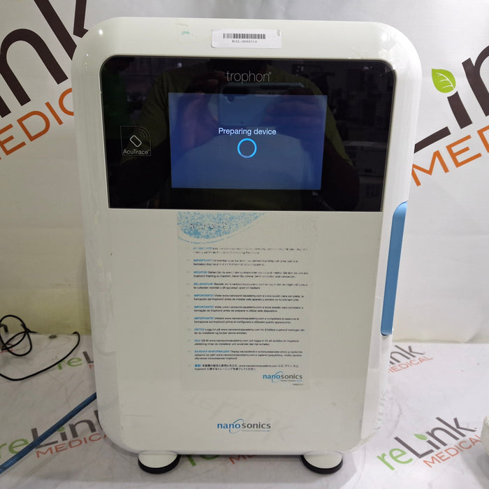 NanoSonics Trophon EPR High Level Disinfection