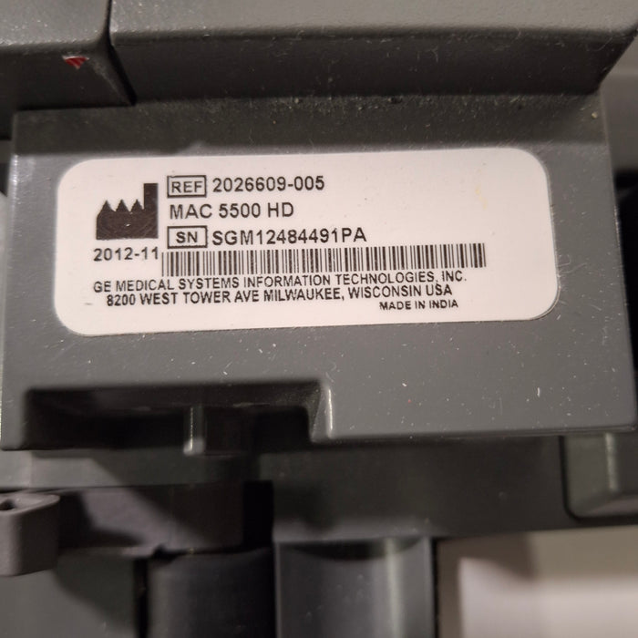GE Healthcare MAC 5500 HD ECG with CAM Module