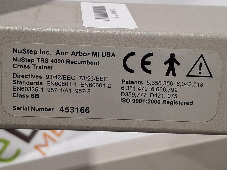 NuStep, Inc. TRS 4000 Recumbent Cross Trainer
