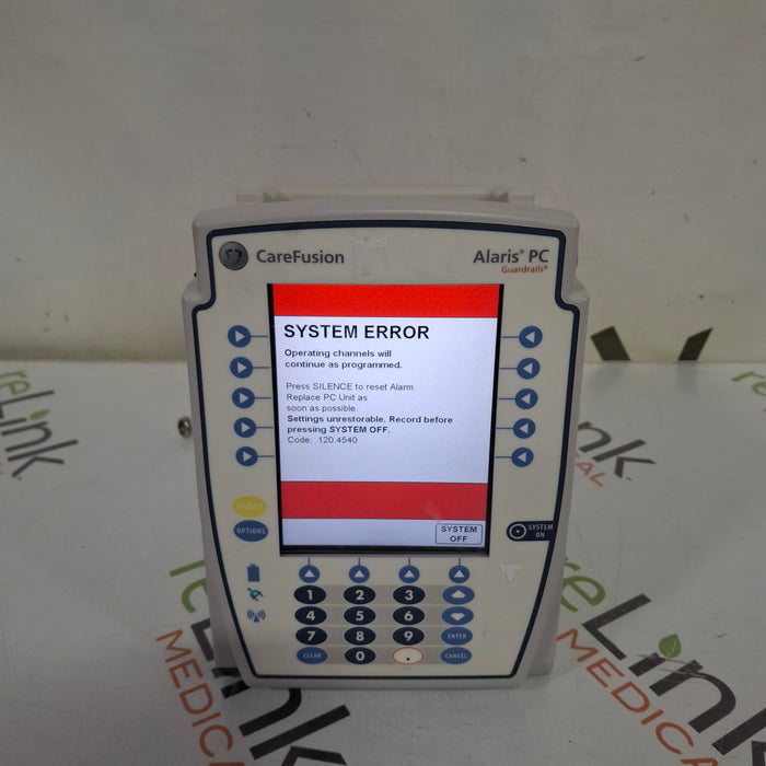 CareFusion Alaris 8015 Large Screen POC Infusion Pump