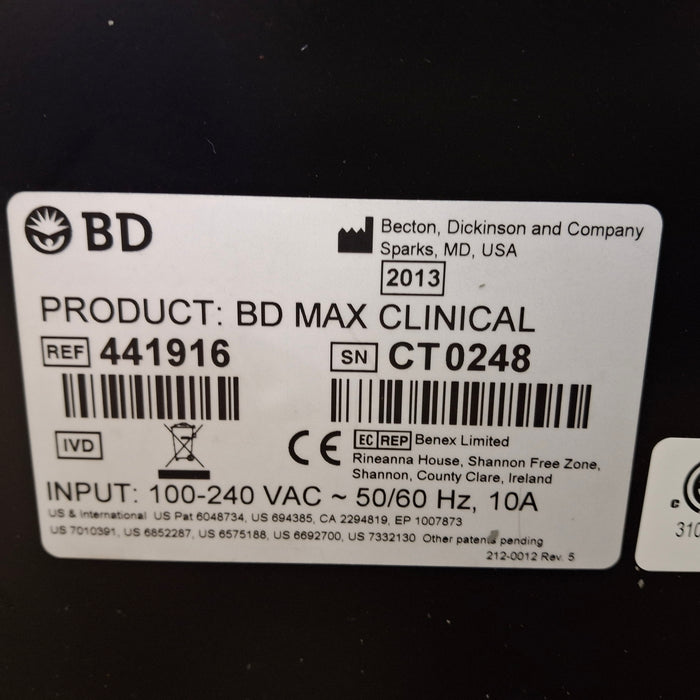 Becton Dickinson BD Max Clinical Diagnostic System