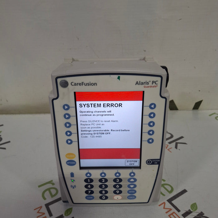 CareFusion Alaris 8015 Large Screen POC Infusion Pump