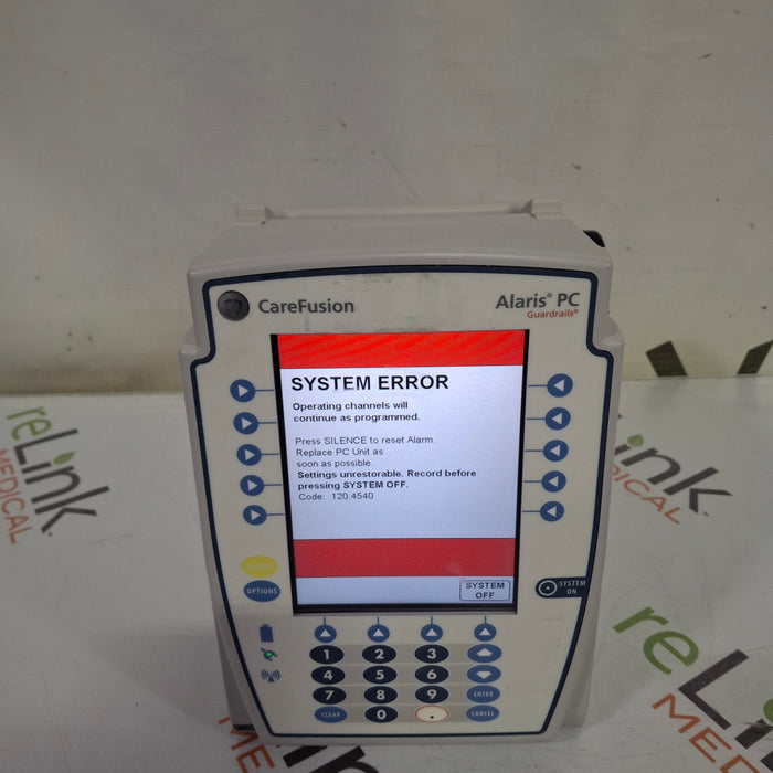 CareFusion Alaris 8015 Large Screen POC Infusion Pump