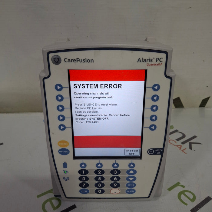 CareFusion Alaris 8015 Large Screen POC Infusion Pump