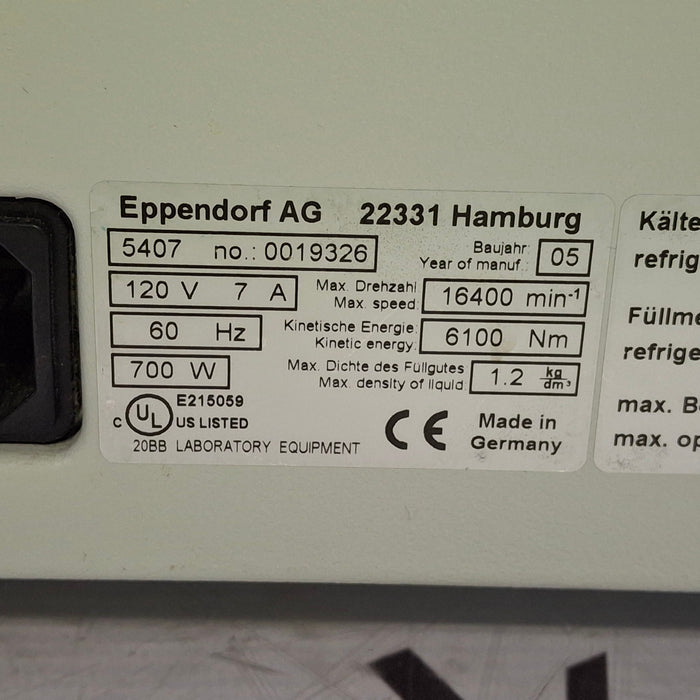 Eppendorf Eppendorf 5417R Centrifuge Centrifuges reLink Online