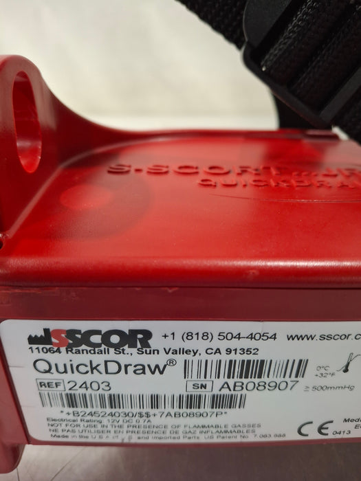 SSCOR, Inc. 2403 Quickdraw Handheld Aspirator