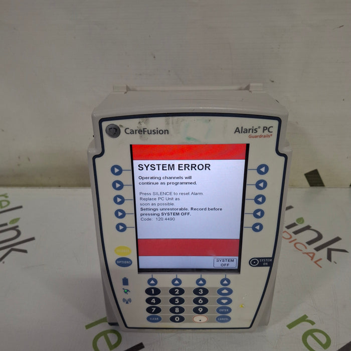 CareFusion Alaris 8015 Large Screen POC Infusion Pump