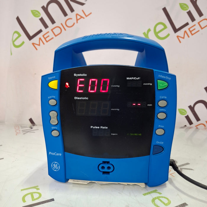 GE Healthcare Dinamap ProCare 100 Vital Signs Monitor