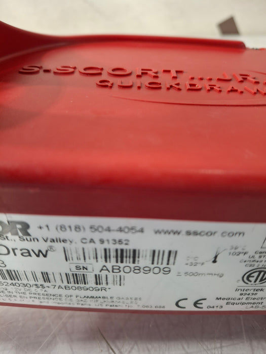 SSCOR, Inc. 2403 Quickdraw Handheld Aspirator