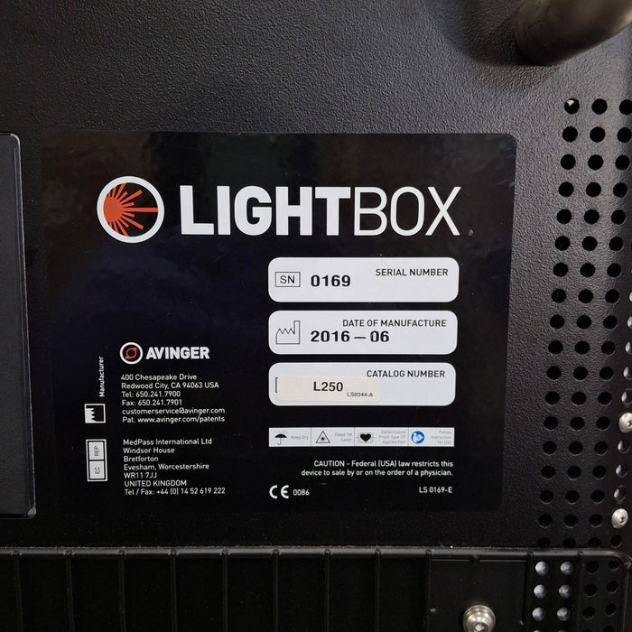 Avinger LightBox L250 Intravascular Imaging System
