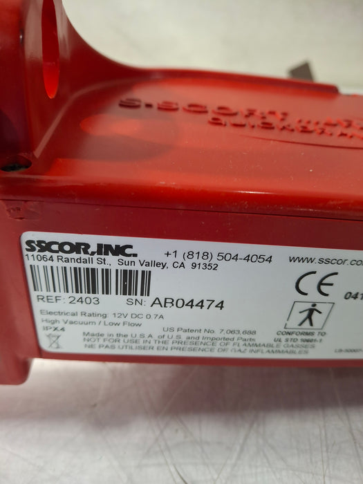 SSCOR, Inc. 2403 Quickdraw Handheld Aspirator