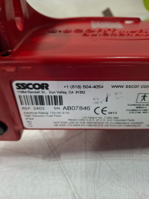 SSCOR, Inc. 2403 Quickdraw Handheld Aspirator