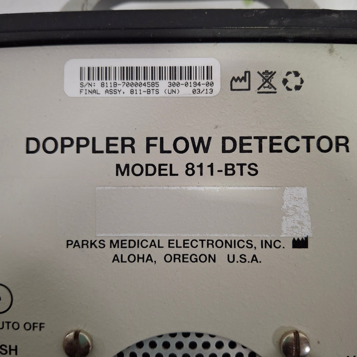 Parks 811-BTS Doppler Flow Detector