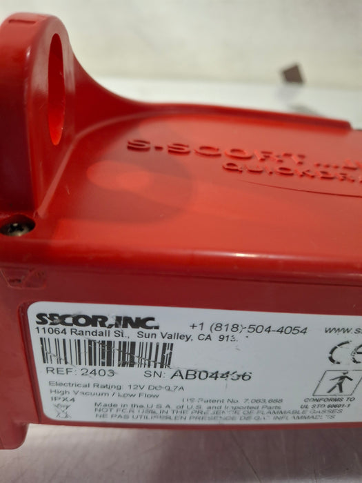 SSCOR, Inc. 2403 Quickdraw Handheld Aspirator
