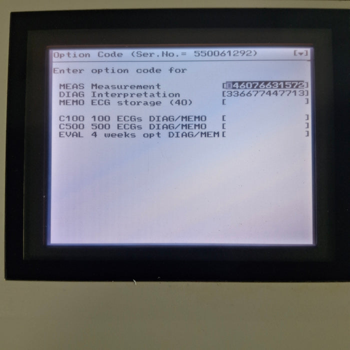 GE Healthcare MAC 1200 ECG