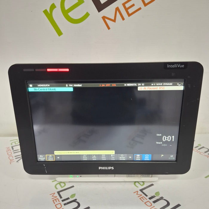 Philips MX550 Portable/Bedside Patient Monitor