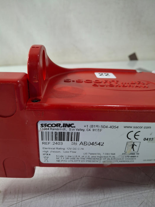 SSCOR, Inc. 2403 Quickdraw Handheld Aspirator