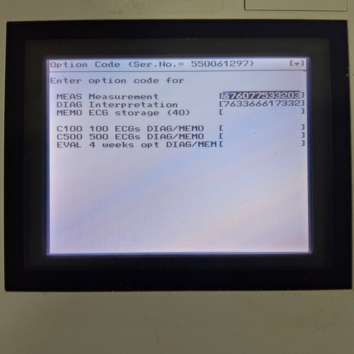 GE Healthcare MAC 1200 ECG
