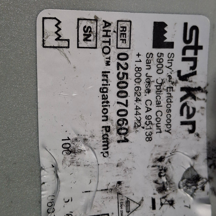Stryker AHTO Irrigation Pump