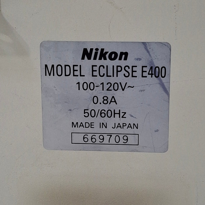 Nikon Eclipse E400 Binocular Microscope
