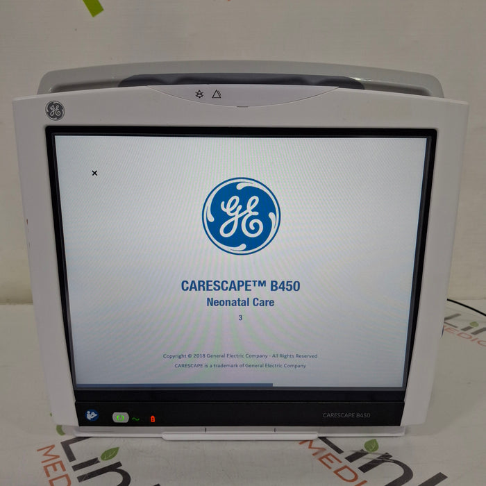 GE Healthcare Carescape B450 Neonatal Care Patient Monitor