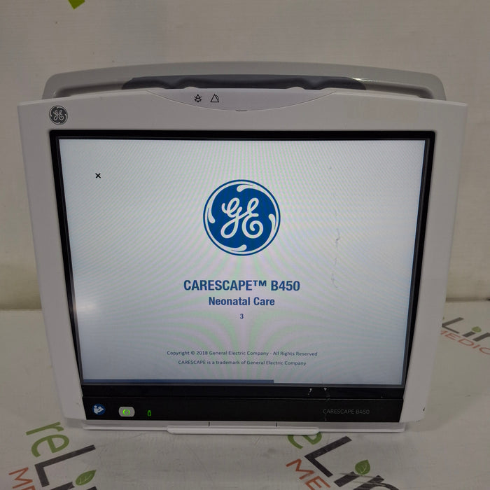 GE Healthcare Carescape B450 Neonatal Care Patient Monitor