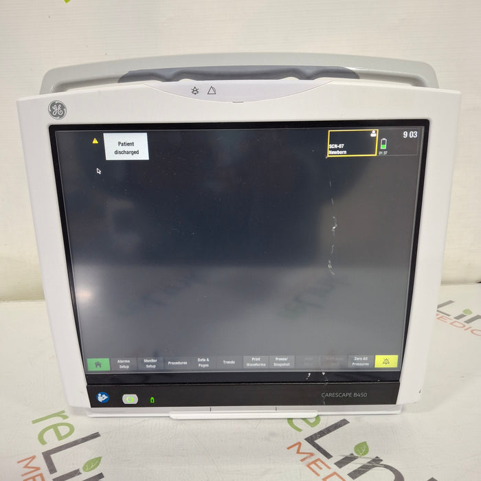 GE Healthcare Carescape B450 Neonatal Care Patient Monitor