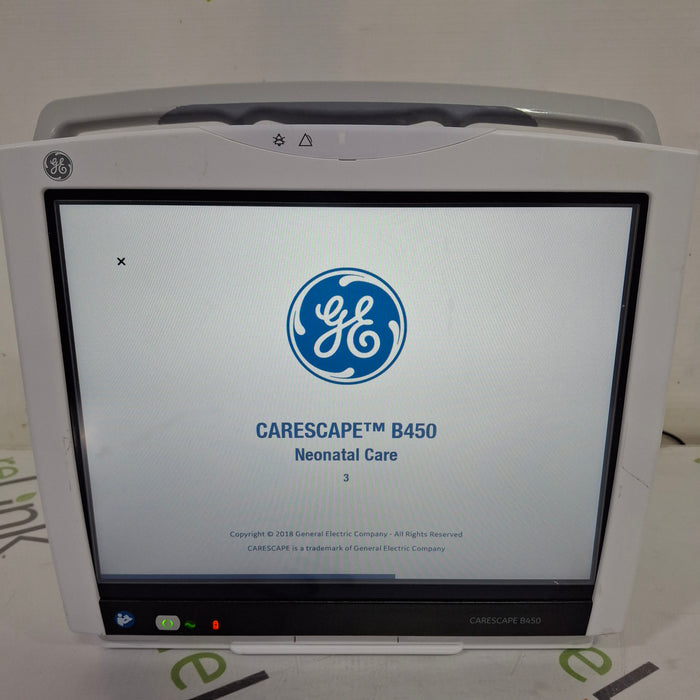GE Healthcare Carescape B450 Neonatal Care Patient Monitor