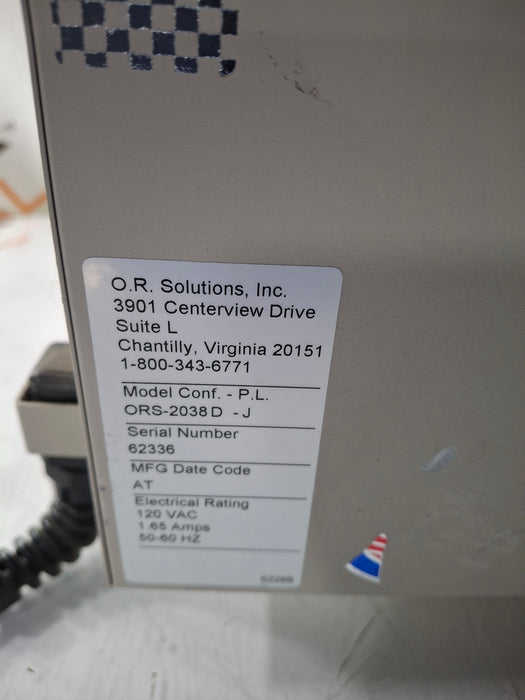 OR Solutions ORS-2038D Solution Warmer