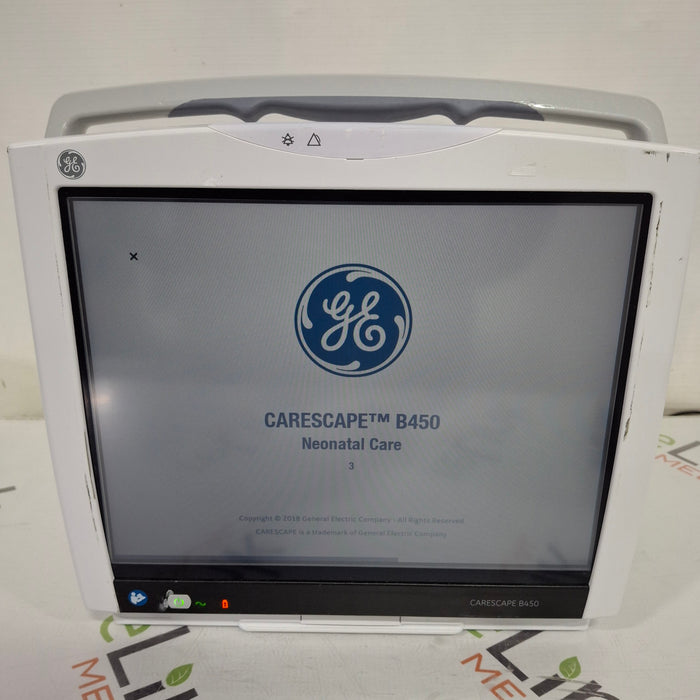 GE Healthcare Carescape B450 Neonatal Care Patient Monitor