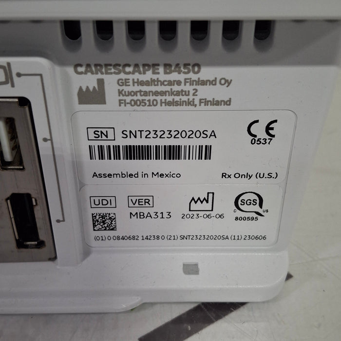 GE Healthcare Carescape B450 Neonatal Care Patient Monitor