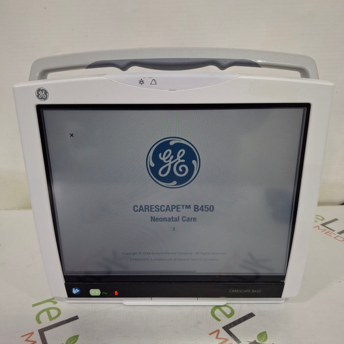GE Healthcare Carescape B450 Neonatal Care Patient Monitor