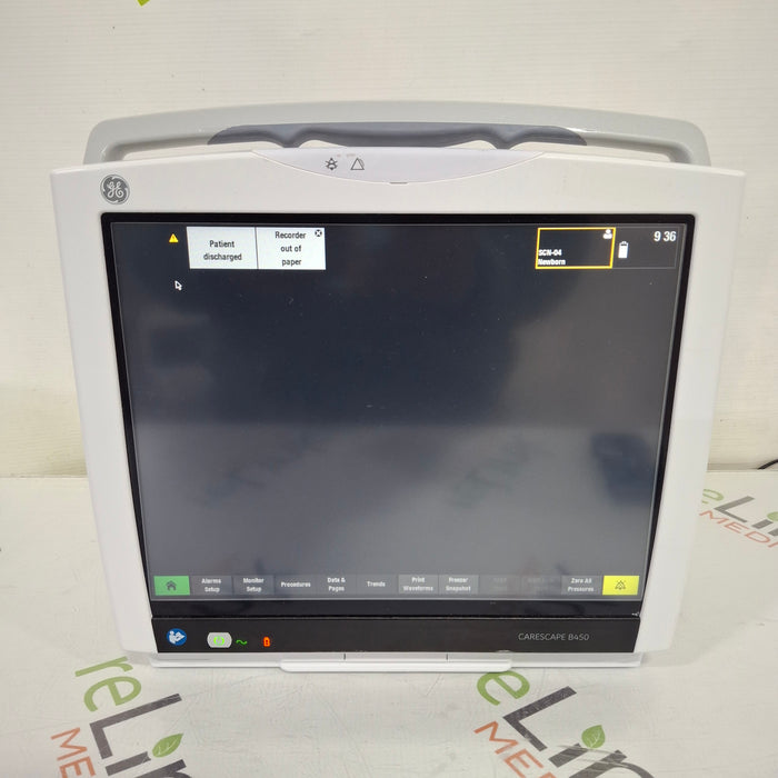 GE Healthcare Carescape B450 Neonatal Care Patient Monitor