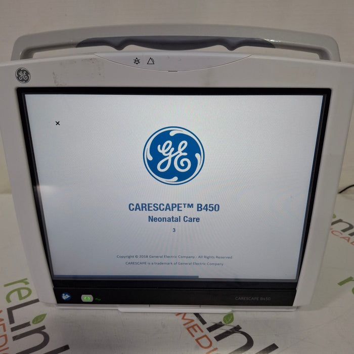 GE Healthcare Carescape B450 Neonatal Care Patient Monitor