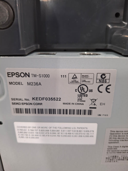 Epson TM-S1000 Check Scanner