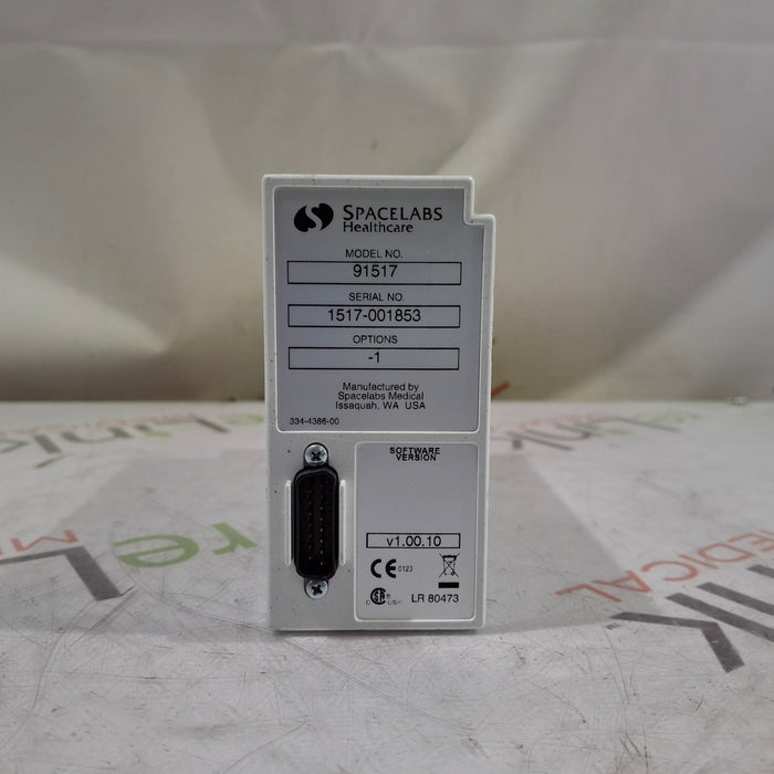 Spacelabs Healthcare Ultraview SL 91517 Multigas Analyzer