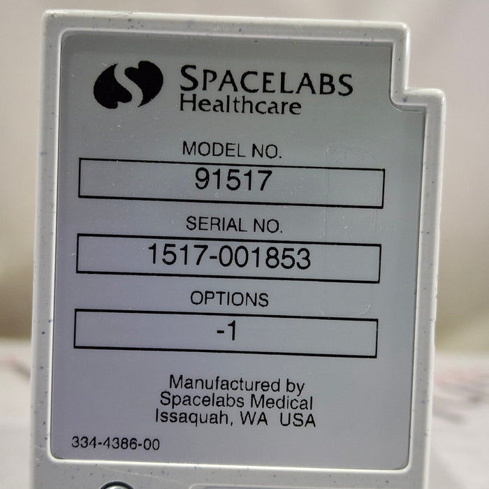 Spacelabs Healthcare Ultraview SL 91517 Multigas Analyzer