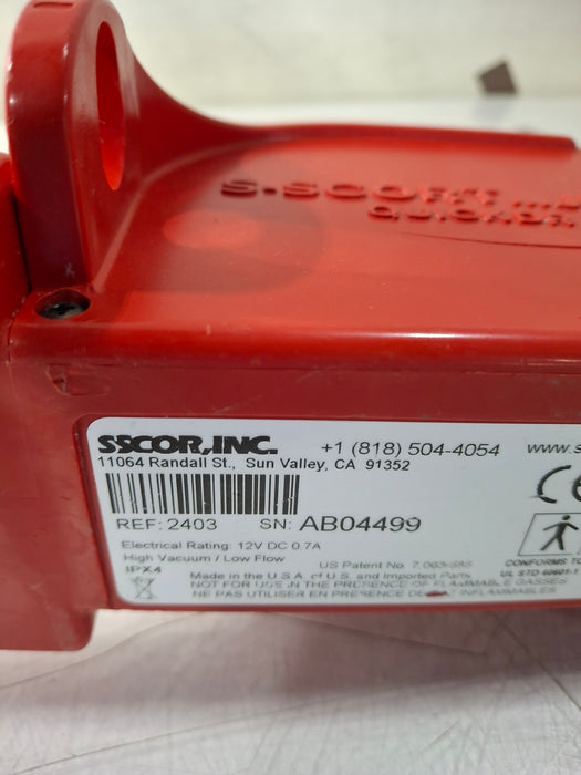 SSCOR, Inc. 2403 Quickdraw Handheld Aspirator