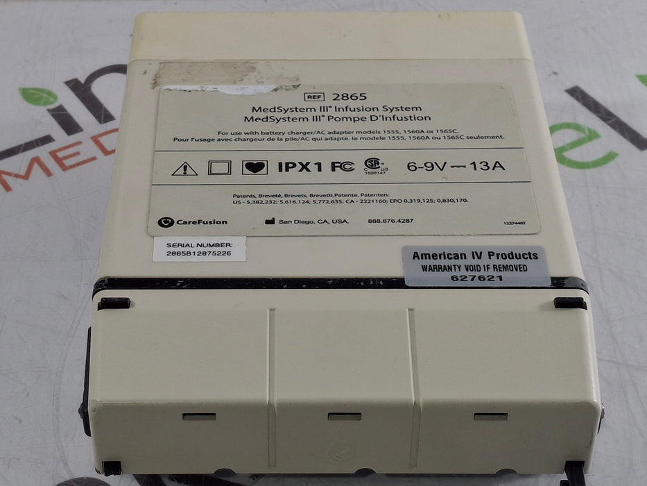 CareFusion Medsystem III 2865 Infusion Pump