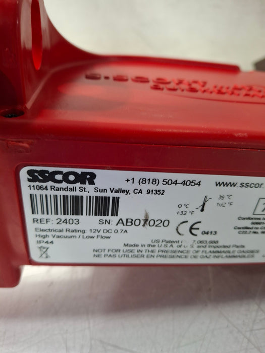 SSCOR, Inc. SSCOR, Inc. 2403 Quickdraw Handheld Aspirator Respiratory reLink Online