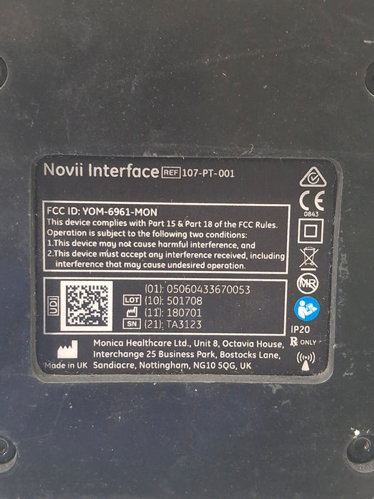 Monica Healthcare Limited 107-PT-001 Fetal Monitor