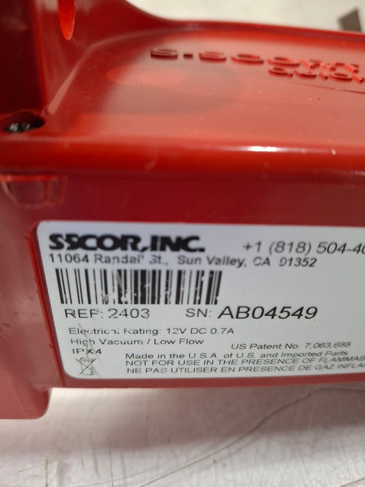 SSCOR, Inc. 2403 Quickdraw Handheld Aspirator