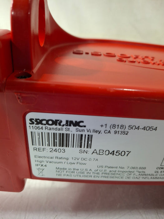 SSCOR, Inc. 2403 Quickdraw Handheld Aspirator
