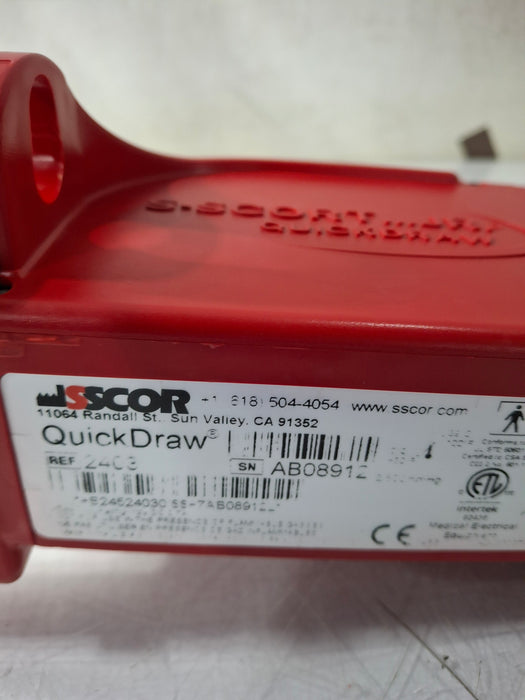 SSCOR, Inc. 2403 Quickdraw Handheld Aspirator